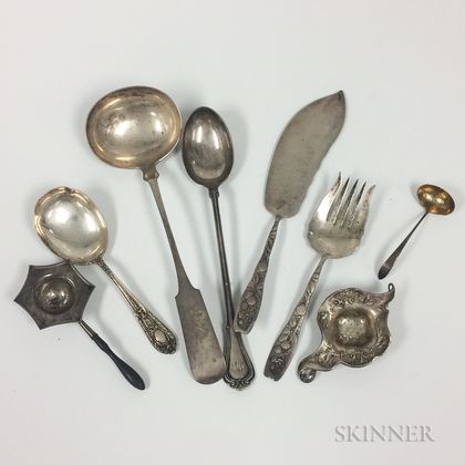 Group of Sterling Silver Serving Pieces