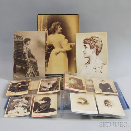 Theater: Cabinet Cards of Actors, 19th Century.