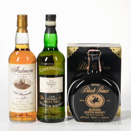 Mixed Scotch, 2 750ml bottles 1 70cl bottle 