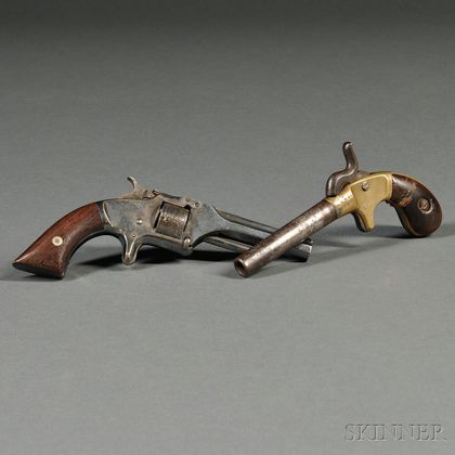 Two Spur-trigger Pistols