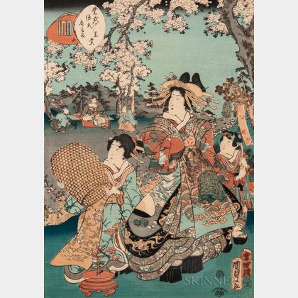 Utagawa Kunisada II (1823-1880),Woodblock Print