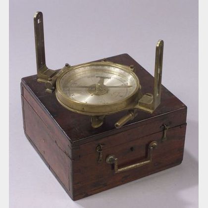 Brass Miner's Dial / Theodolite by Newton