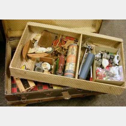 Trunk of 19th/20th Century Toys, Games, Accessories, and Collectibles