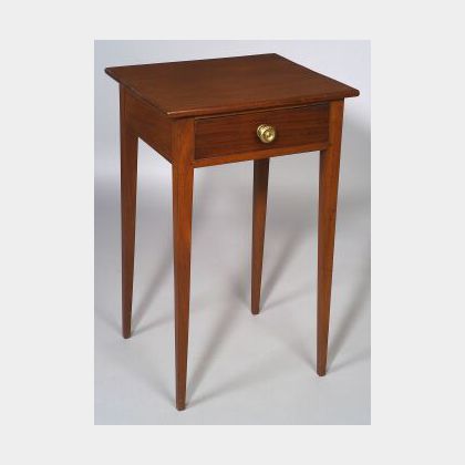Federal Mahogany One-Drawer Stand