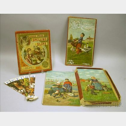 Two Lithographed Parlor Games