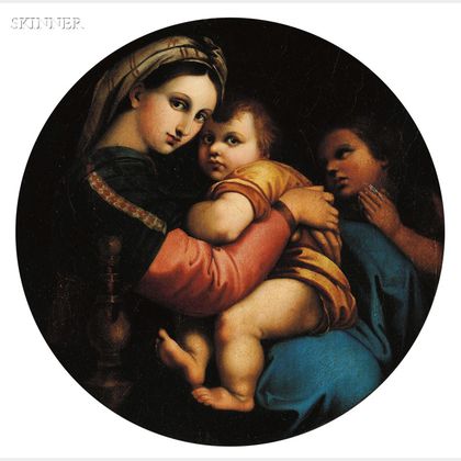 After Raphael (Italian, 1483-1520) Madonna della Sedia