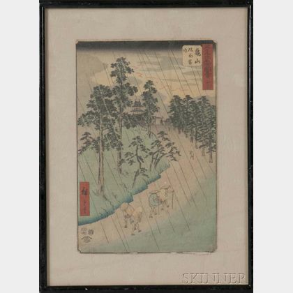 Utagawa Hiroshige (1797-1858),Kameyama