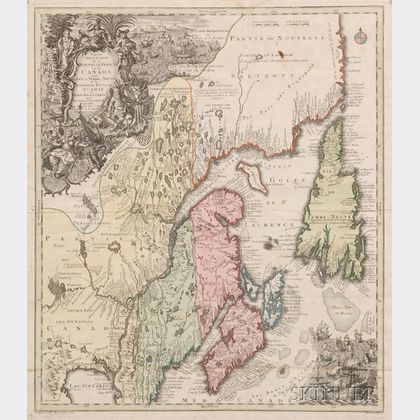 (North America, Canada),Seutter, Matthaus (1647-1756)