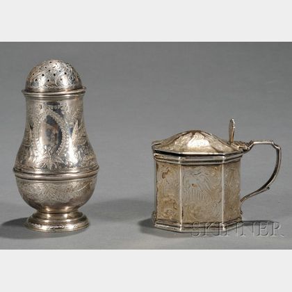 Two Victorian Silver Tableware Items