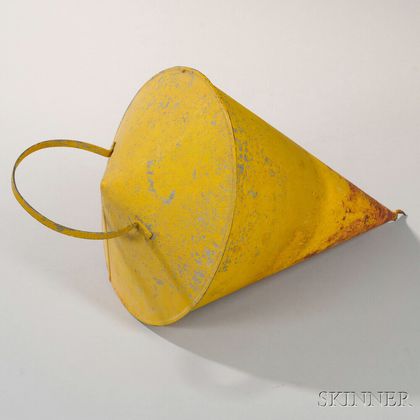 Yellow-painted Tinned Sheet Iron Mooring Buoy