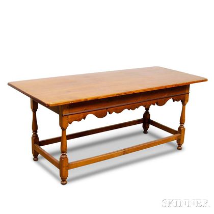 William and Mary-style Maple and Pine Tavern Table