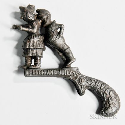 Cast Iron "PUNCH AND JUDY" Animated Toy Cap Gun