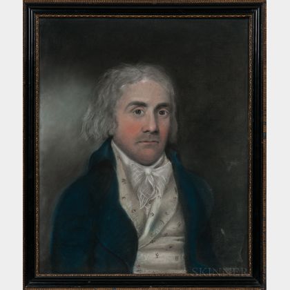American School, Late 18th/Early 19th Century Portrait of a Gentleman