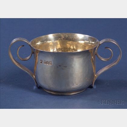 Edward VII Britannia Standard Silver Caudle Cup