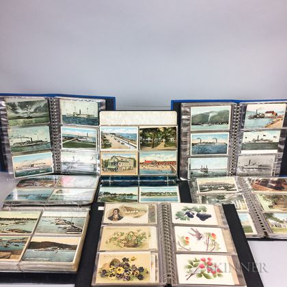 Extensive Collection of New England and Island Postcards
