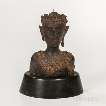Bronze Bust of Buddha