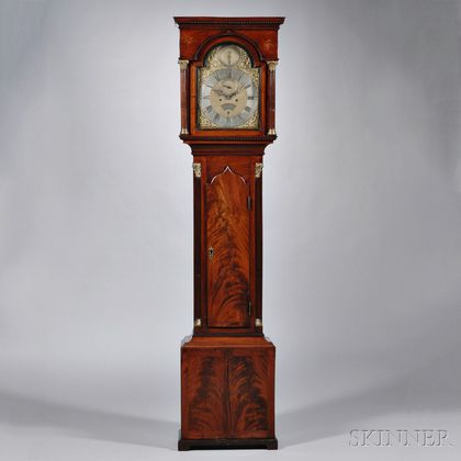 John Downes Mahogany Longcase Clock