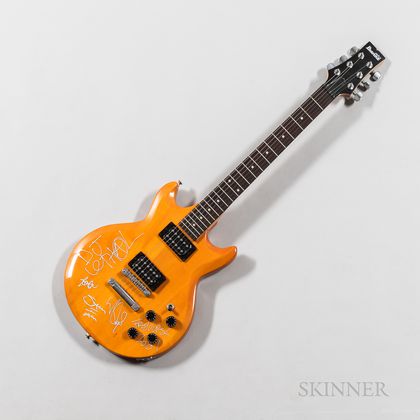 Sold at auction Limp Bizkit Signed Ibanez GAX70 Electric Guitar, c 