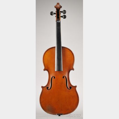 French Violin, Paul Blanchard Workshop, Lyon, 1899