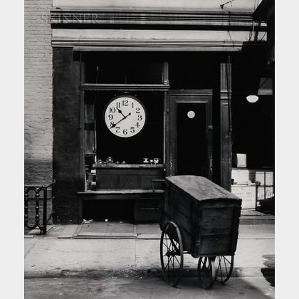 Berenice Abbott (American, 1898-1991) Repair Shop of Christopher Street