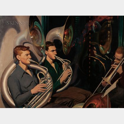 John Rutherford Boyd (American, 1884-1951) Horn Section