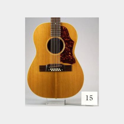 American 12-String Guitar, Gibson Inc., Kalamazoo, 1964, Model B-25-12