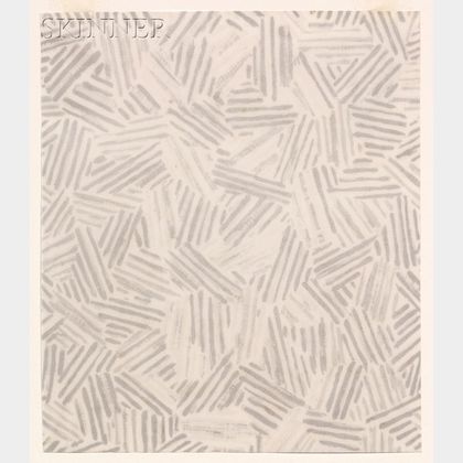 Jasper Johns (American, b. 1930) Lot of Two Works: Silver Cicada