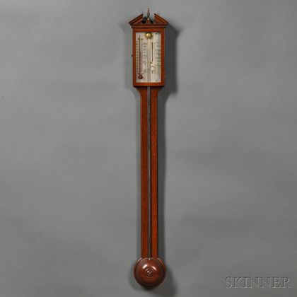 Mahogany Stick Barometer