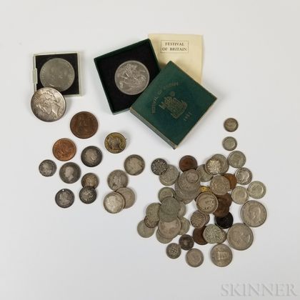 Group of English Coins