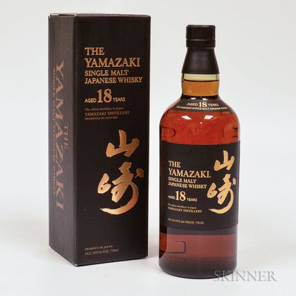 Yamazaki 18 Years Old, 1 750ml bottle (oc) 