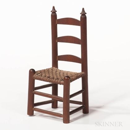 Miniature Cherry Slat-back Side Chair