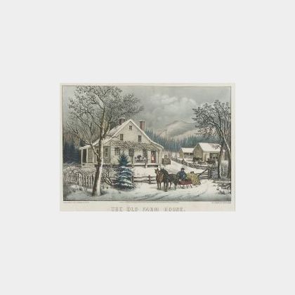 Currier & Ives, publishers (American, 1857-1907) The Old Farm House.