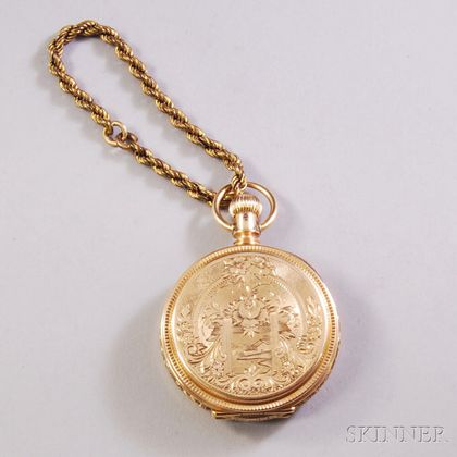 14kt Gold Illinois Hunting Case Pocket Watch