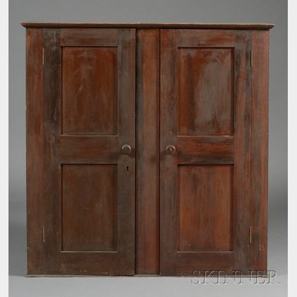 Shaker Pine Two-Door Cabinet