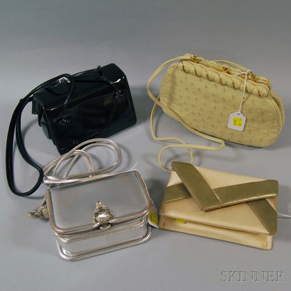 Four Judith Leiber Lady's Evening Bags