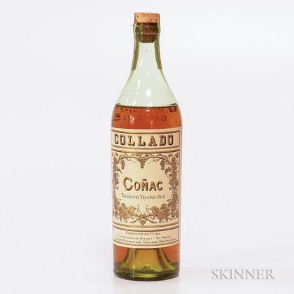 Collado Cognac 12 Years Old, 1 4/5 quart bottle 