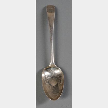 Hester Bateman Silver Serving Spoon
