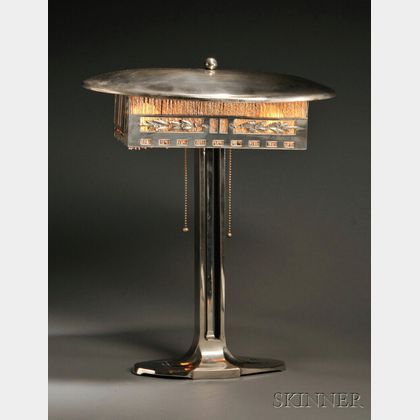 Transitional Art Deco Table Lamp