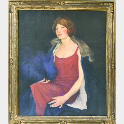 W.B. Timlin (American, 20th Century) Portrait of Miss McL.
