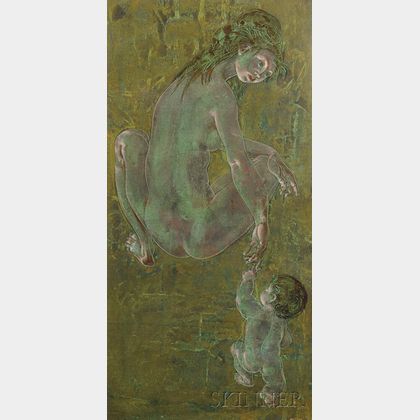 Hans Erni (Swiss, 1909-2015) Mother and Child