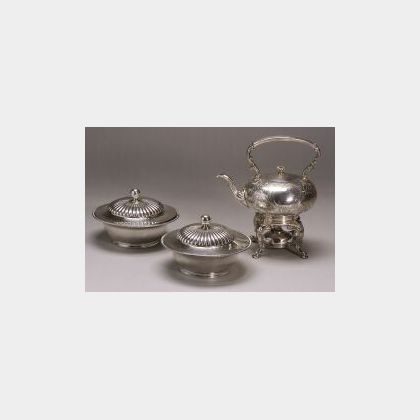 Three Silver Plated Tablewares