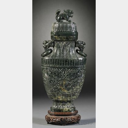 Large Jade Vase