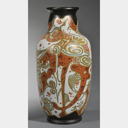 Gouda Semi-matte Glaze Breetvelt Pottery Vase