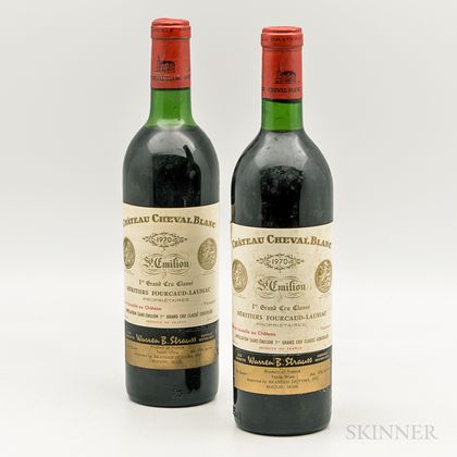 Chateau Cheval Blanc 1970, 2 bottles 