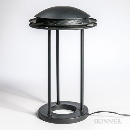 Modernist Black "Saturn" Lamp