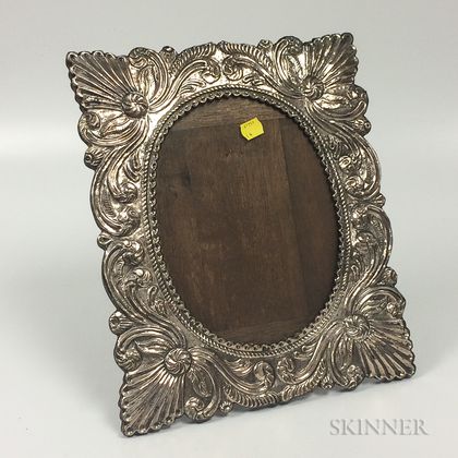 Sterling Silver Mounted Picture Frame