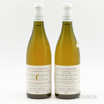 Michel Niellon Chevalier Montrachet 1990, 2 bottles 