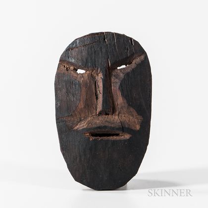 Small Wood Eskimo Mask