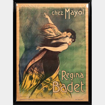 Georges Dola (French, 1872-1950) Advertising Poster: Régina Badet, Chez Mayol