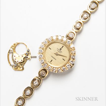Universal Geneve 18kt Gold and Diamond Lady's Wristwatch